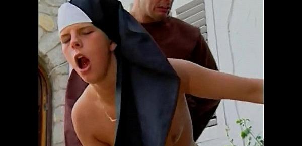  Young nuns having fun...anal